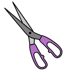 Scissors Cartoon Vector Illustration 