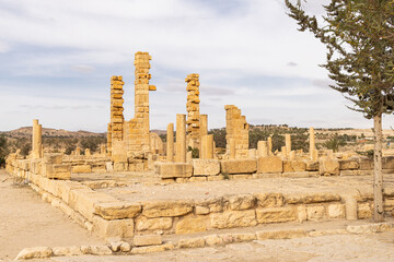 The Byzantine Roman ruins in Sbeitla.