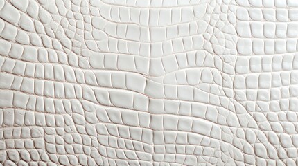 White crocodile leather texture.