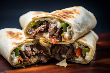 Bite-Sized Philly Cheesesteak Wraps for Super Bowl Party