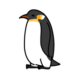 cute penguin transparent background vector illustration