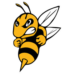 Hornet Bee Mascot Svg png, Hornet Mascot Svg File,Hornet Cut Files,Hornet Silhouette Cut Files,Hornet Clipart,Hornet Monogram,Hornet Masco

