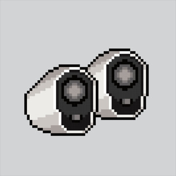 Pixel art illustration Speaker. Pixelated Speaker Sound. Table Sound Speaker
pixelated for the pixel art game and icon for website and video game. old school retro.