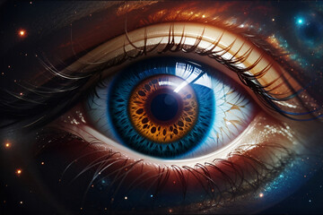 eye of the world | inspirational | colorful | imagination | universe
