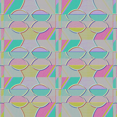 A seamless creative vector multiple color textured, embossing lillustration can be used in background, wall tiles, wallpaper and interior decoration design 
