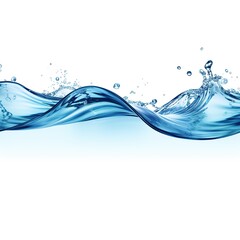 Water Wave Panorama Refreshing Blue Natural 