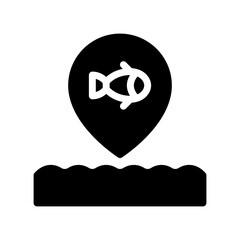 location pin glyph icon