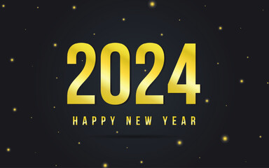 HAPPY NEW Year 2024. EPS 10