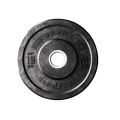 Obraz premium workout/gym equipment: weight plates isolated on white background
