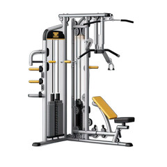 workout/gym equipment: training apparatus isolated on white background