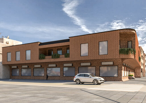 building. 3d visualisation. exterior design. villa. jungel. landmark.