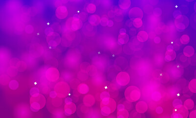 Vector bokeh effect gradient background