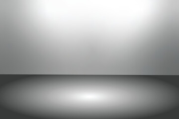 Abstract empty gray studio room background with spotlights for product presentation