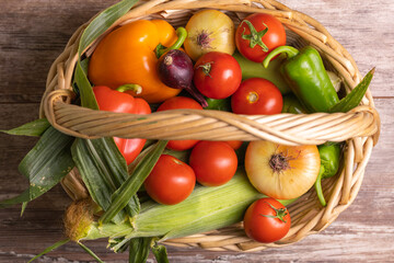 basket of vegetables