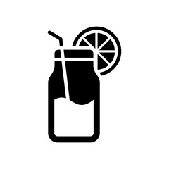 Smoothie Icon Vector Design, Healthy Drink Illustration