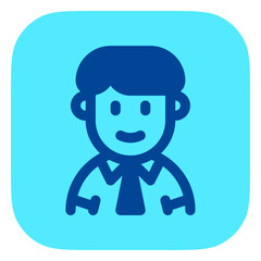 Editable teen, adolosence, boy, girl avatar vector icon. User, profile, identity, persona. Part of a big icon set family. Perfect for web and app interfaces, presentations, infographics, etc