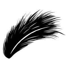 Obraz premium Feather Icon Illustration. Vector SVG