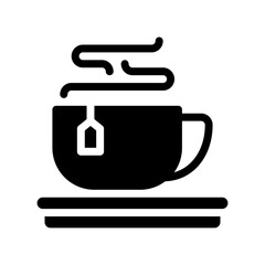 tea cup glyph icon