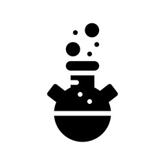 flask glyph icon