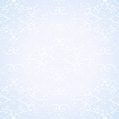Vector decorative pastel color background with ethnic design