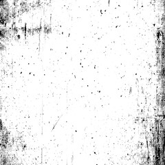 Vector grunge texture with black ink background