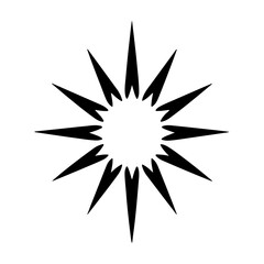 Fototapeta premium spark Icon Illustration. Vector SVG
