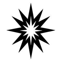 spark Icon Illustration. Vector SVG