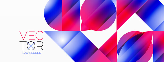 Creative geometric modern background template
