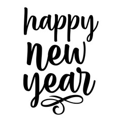 Happy New Year Svg