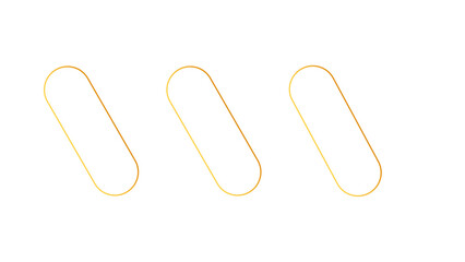 square frames with shining effects on white background. Luxury white and golden geometric square shape.