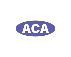 ACA logo design vector template