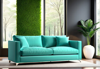 living,sofa,furniture,beauty,Generative AI