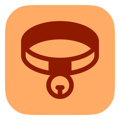 Editable collar vector icon. Veterinary, animal, pet care, pet shop. Part of a big icon set family. Perfect for business, web and app interfaces, presentations, infographics, etc