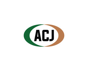 ACJ logo design vector template