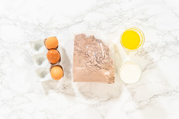 Measured Delights - Chocolate Bundt Cake in the Making