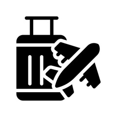 luggage glyph icon