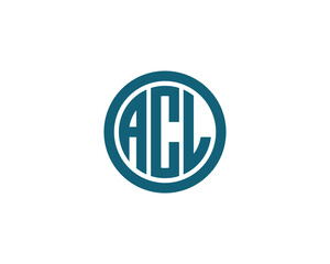 ACL logo design vector template