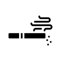 cigarette glyph icon