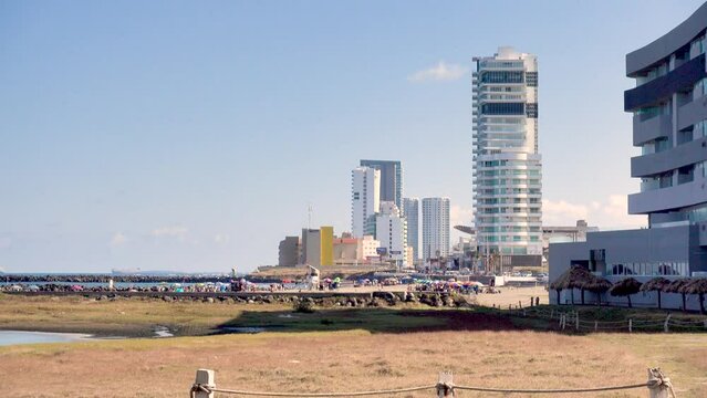 Paisaje de la playa