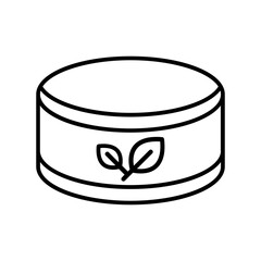 Body scrub icon. outline icon