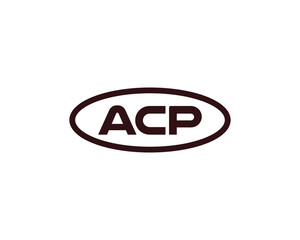 ACP logo design vector template