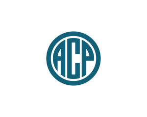 ACP logo design vector template