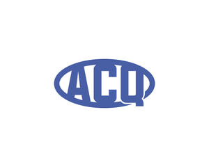 ACQ logo design vector template