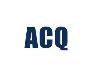 ACQ logo design vector template