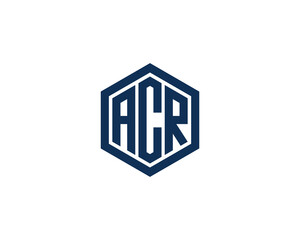 ACR logo design vector template