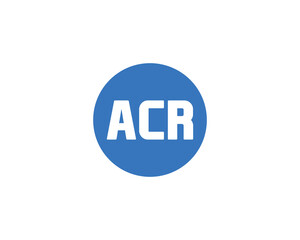 ACR logo design vector template