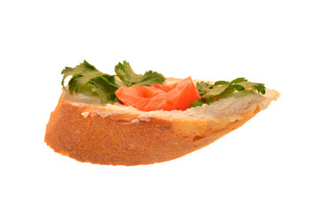 red fish isolated on white background