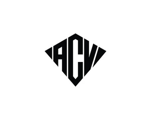 ACV logo design vector template