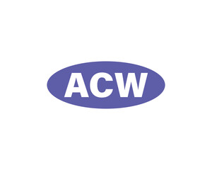 ACW logo design vector template