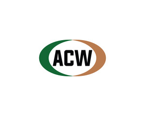 ACW logo design vector template